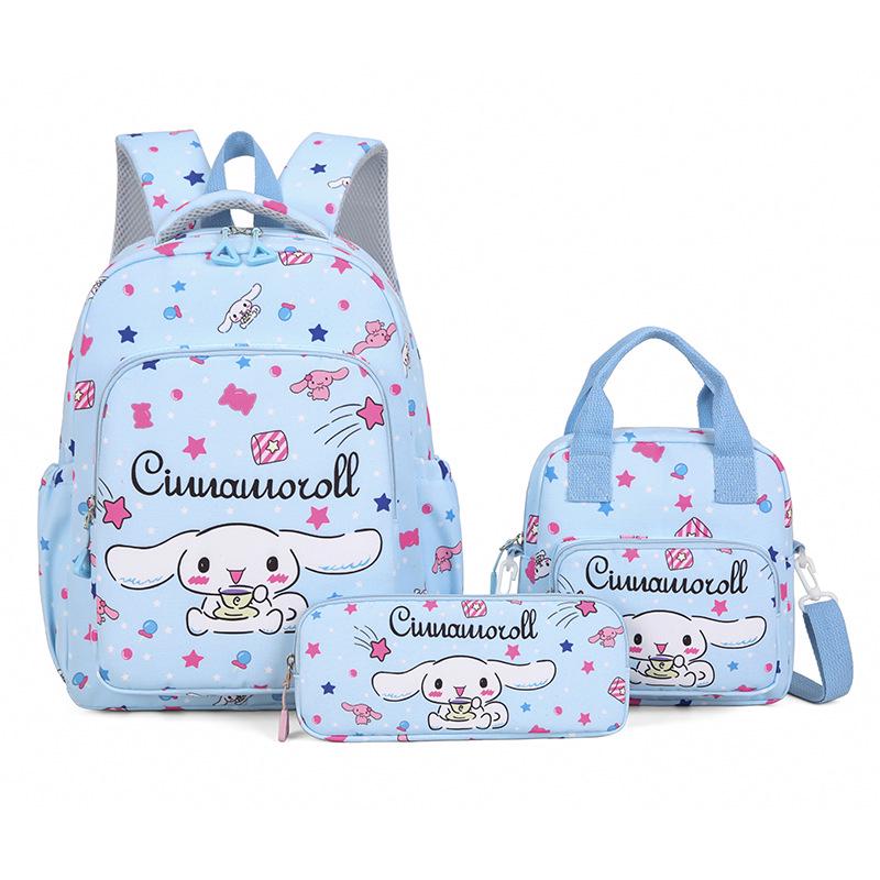 

Kuromi Cross-border Three-piece Set: Large Capacity Kids’ Backpack & Lightweight Women’s Travel Bag