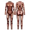 Felimoa Men's Full Body Muscle Tights, Giant Cosplay Costume, Halloween Costume, Gag Item