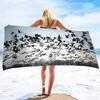 Beach Towels Retro Autumn Spring Birds Soft Towel Multipurpose Bathroom Beach Towel Oversized Beach Blanket Sand Free Towel
