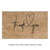 30pcs Natural Kraft Paper Thank You Card Enterprise Store Business Thank You Order Card Wholesale Custom Gift Decoration Card