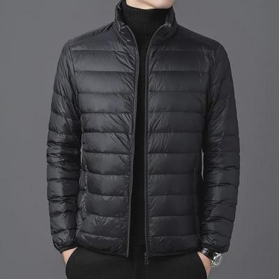 2024 Men's Stand Collar Lightweight Military Cotton Jacket for Winter