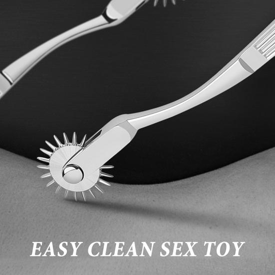 Stimulations-Rädchen BDSM Sensorisches Werkzeug für Brustwarzen-Zungen-Spiel Ergonomischer Anti-Rutsch-Griff & Verstellbarer Druck Körper-Sicher Wasserfest Diskret Erwachsen
