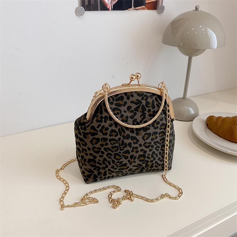 

Сегодняшний популярный тренд на леопардовый принт, женские сумки, новые сумки с цепочкой, персонализированный темперамент, наплечные сумки-мессенджеры