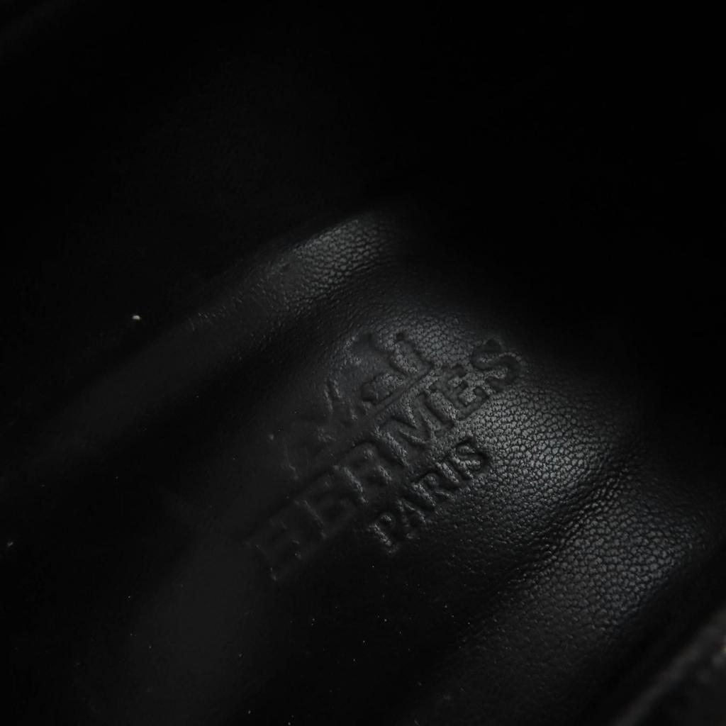 Great HERMES pumps Dauphine 70 moccasins Constance leather loafers black 36 Used