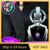 Bilklistermärken För Alfa Romeo Bil Logotyp Stying 3D Metall Nyckelringar Sköldformad Nyckelring För Alfa Romeo serpent Giulia 159 156 MITO