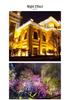 Waterproof LED Outdoor Spotlight for Landscape, Park, or Hotel - Narrow Beam Wall Washer for Trees and Columns