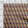 oneOone Cotton Flex Medium Blue Fabric Argyle Check Diy Clothing Quilting Fabric Print Fabric By Yard 40 Inch