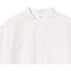 Uniqlo Solid Color Stand Collar Short Sleeve Shirt Men Shirts Off-White 457438-30