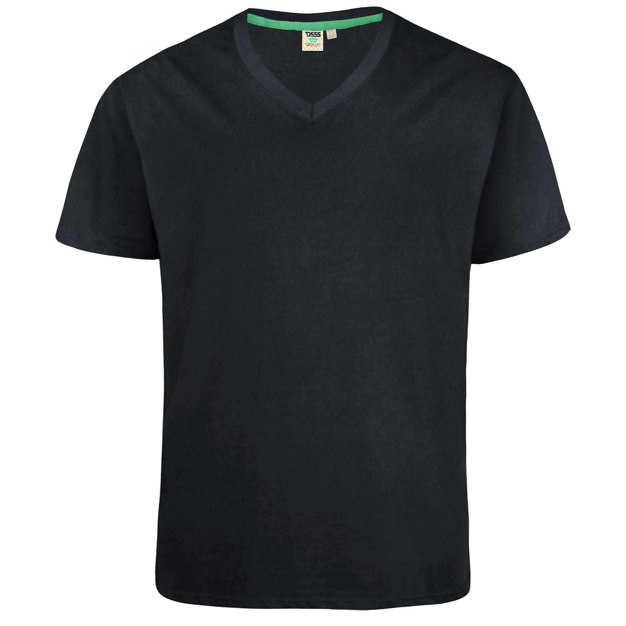 Duke Heren D555 Signature Katoen Kingsize T-shirt 2XL zwart