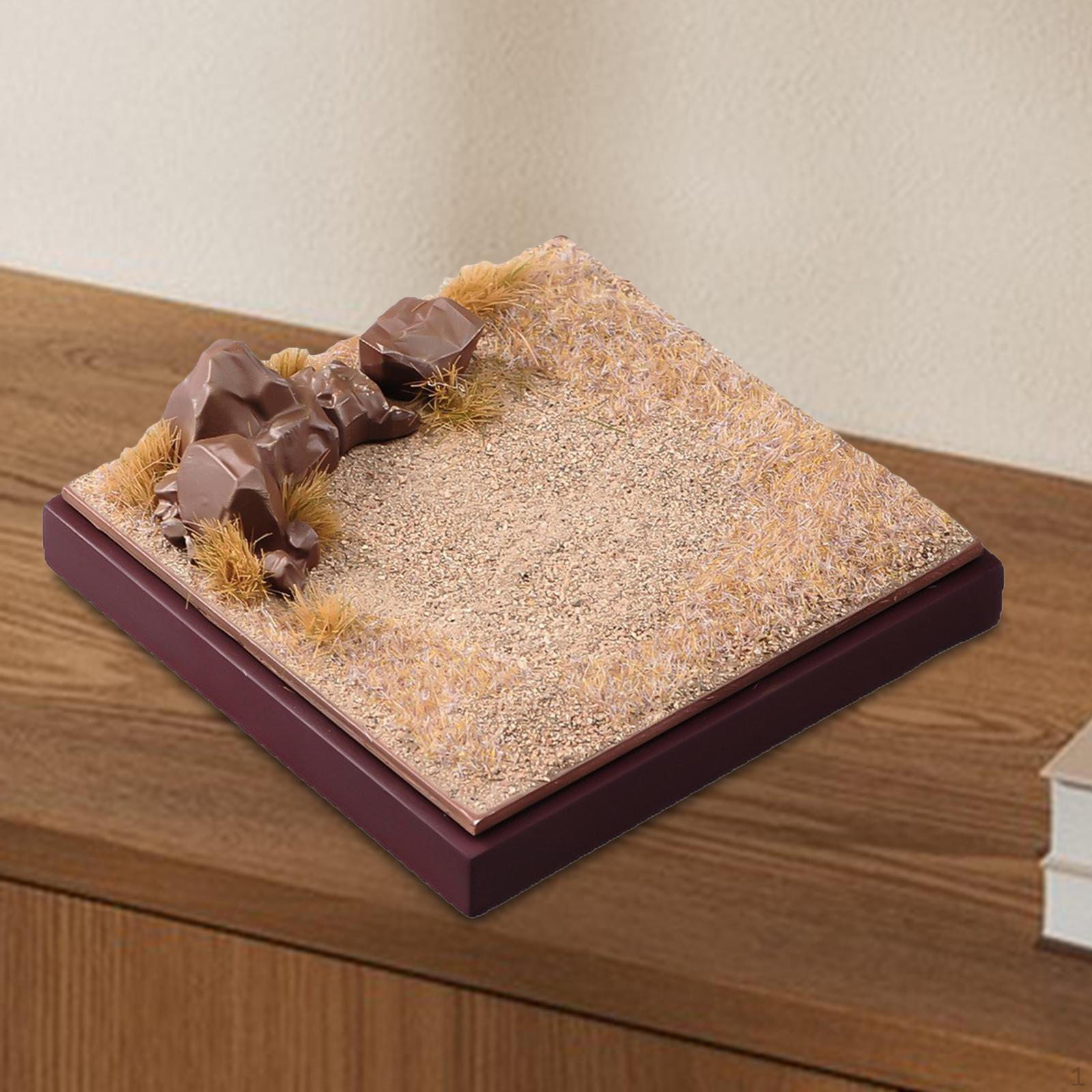 1/64 Wilderness Desert Diorama Photo Prop Home Decoration Architecture Model Accessories Display