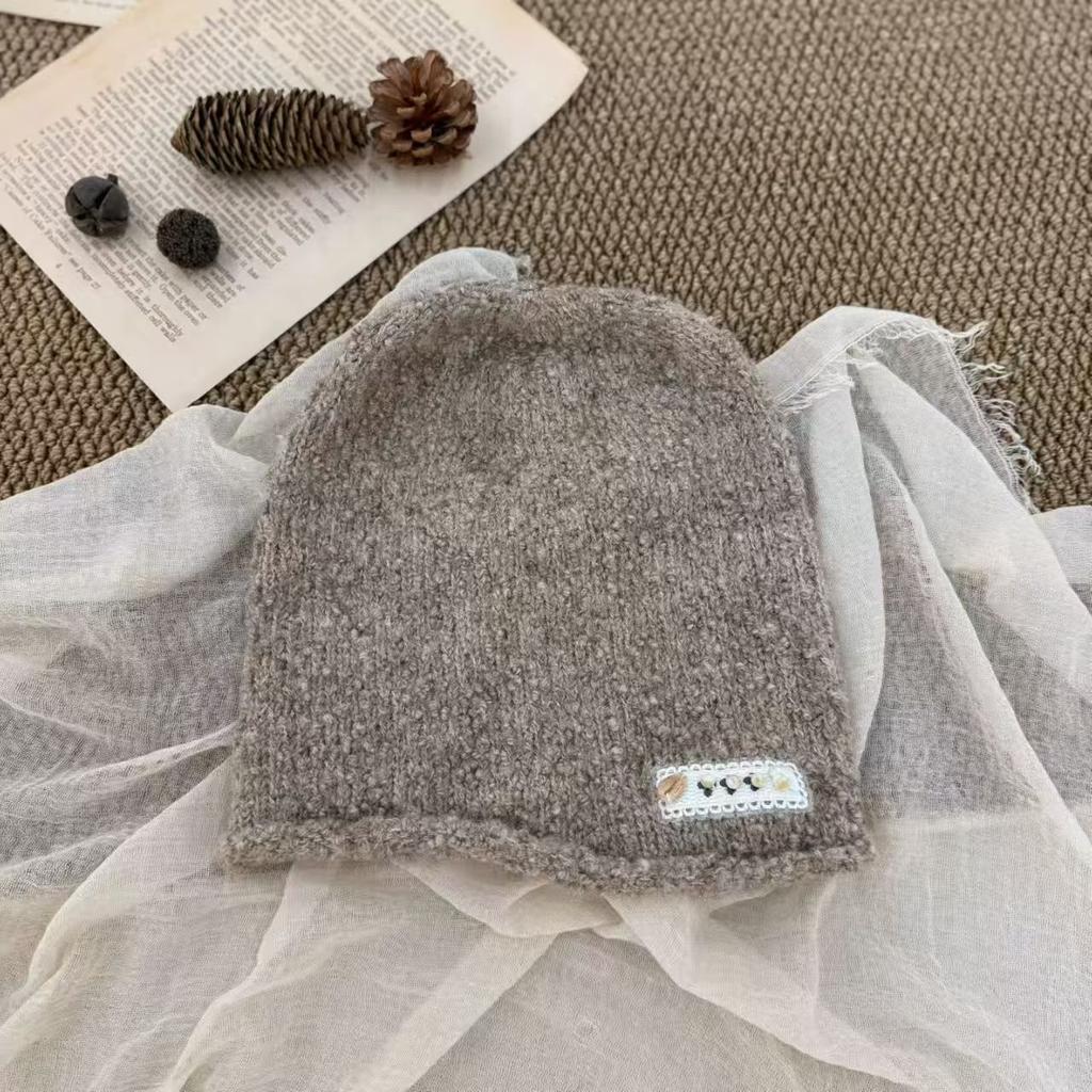 Autumn and Winter Versatile Fashionable Knitted Hat Warm Fashion Stacking Hat Ins Premium Wool Hat Ear Protection Tide