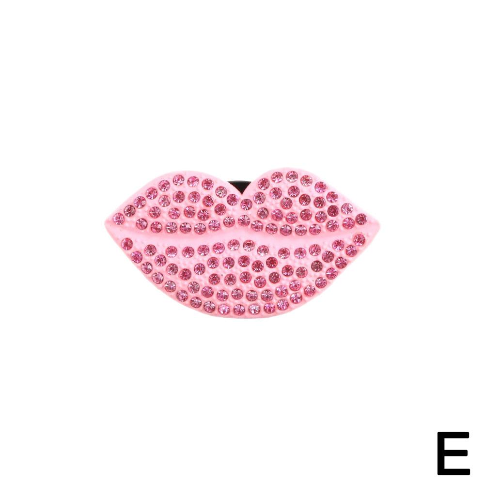 Car Air Aromatherapy Clip Red Lips Lipstick Car Decoration Clip Styling Accessories Diamond Car Aromatherapy Car S3c7