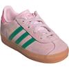 Adidas Gazelle Comfort Closure EL I Clear Pink Court Green Baby Sneaker Bliss-Pink JP7138