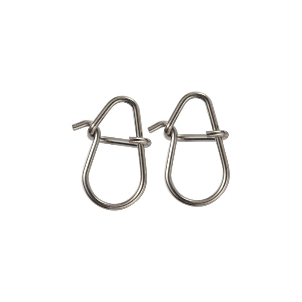 Fishing Accessories Stainless Steel 0.6mm Fish Hook Pins Safety Snaps Fast Clip Lock Lure Connector