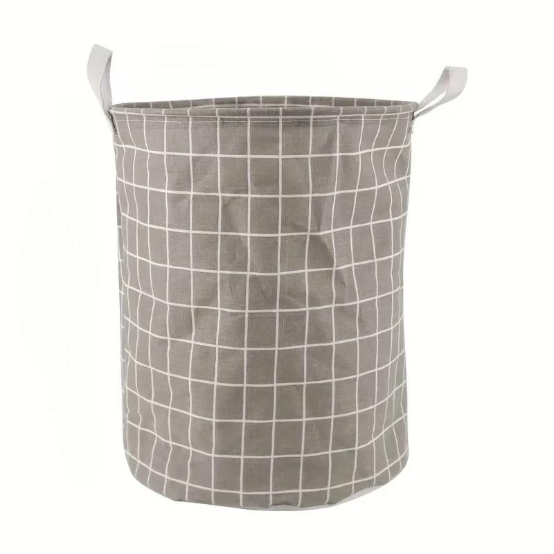 1pc Home Folding Laundry Basket with Handles Sorting Dirty Clothes Laundry Hamper Bedroom Bathroom Laundry Room Organize Storage