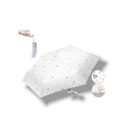 Lightweight Folding Parasol with UV Full Light and Heat Cute Windproof and Suitable for Rain or Shine 100% Protection, Blocking, Protection,