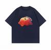 Melting Apple Apple Of Your Eyes Tshirt Unisex Women Aesthetic Fruit Graphic Tee Oversized Streetwear Cotton Casual Short Sleeve