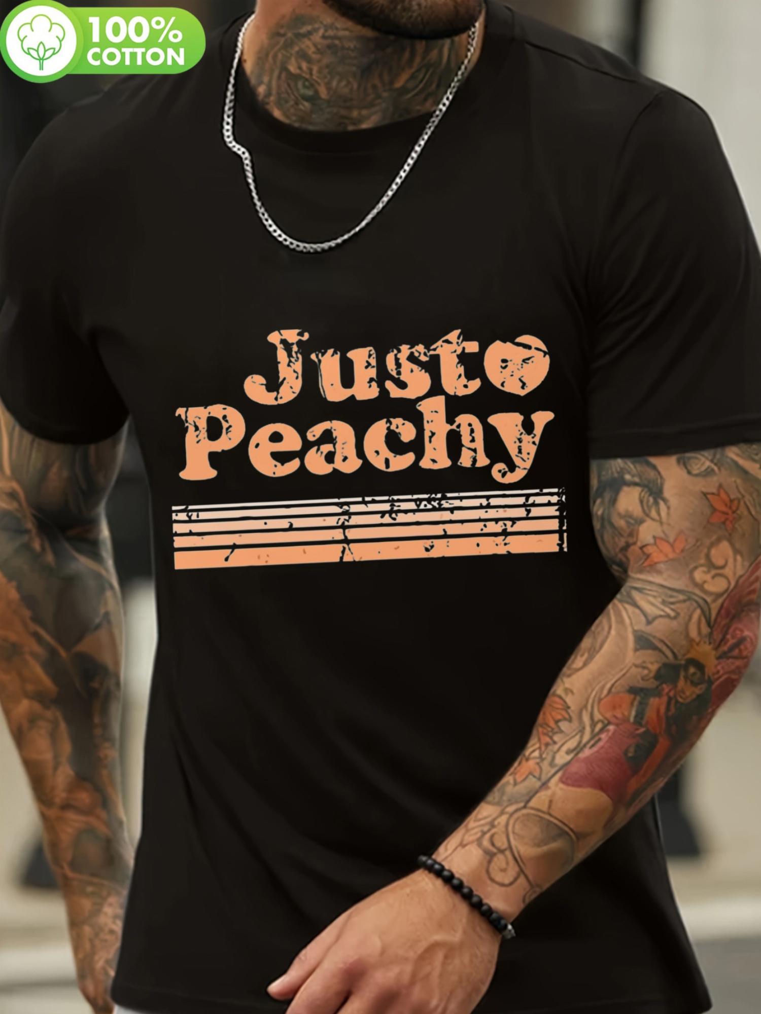 1pc Vintage Tshirt Vintage Just Peachy Graphic Tee for Me... XXXL