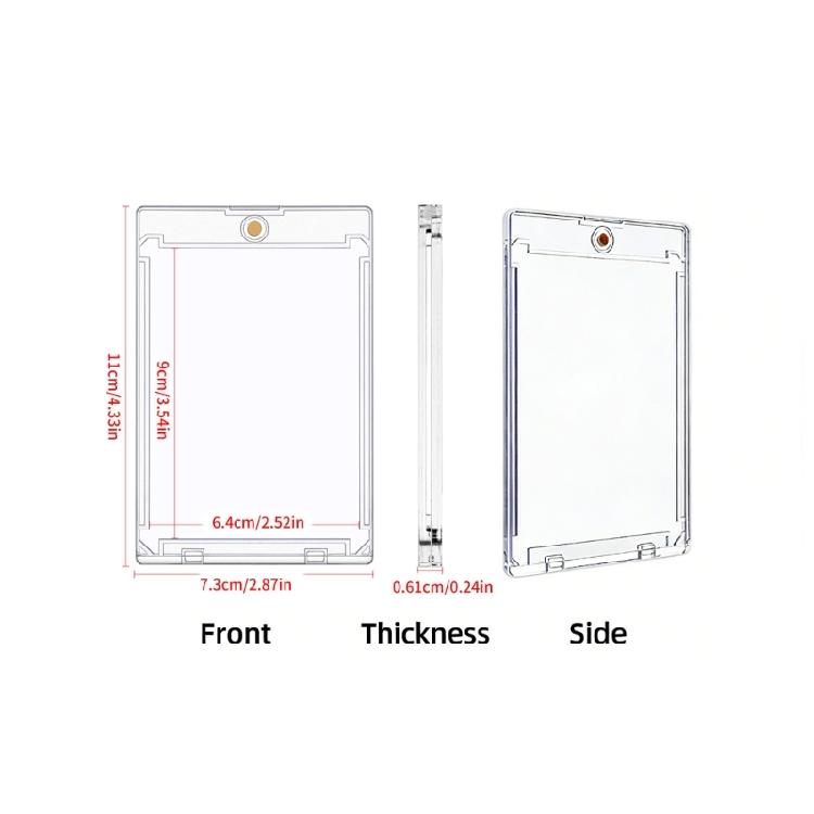 15 High Quality ABS Magnetic Card Protectors Designed For Sports And Trading Game factors