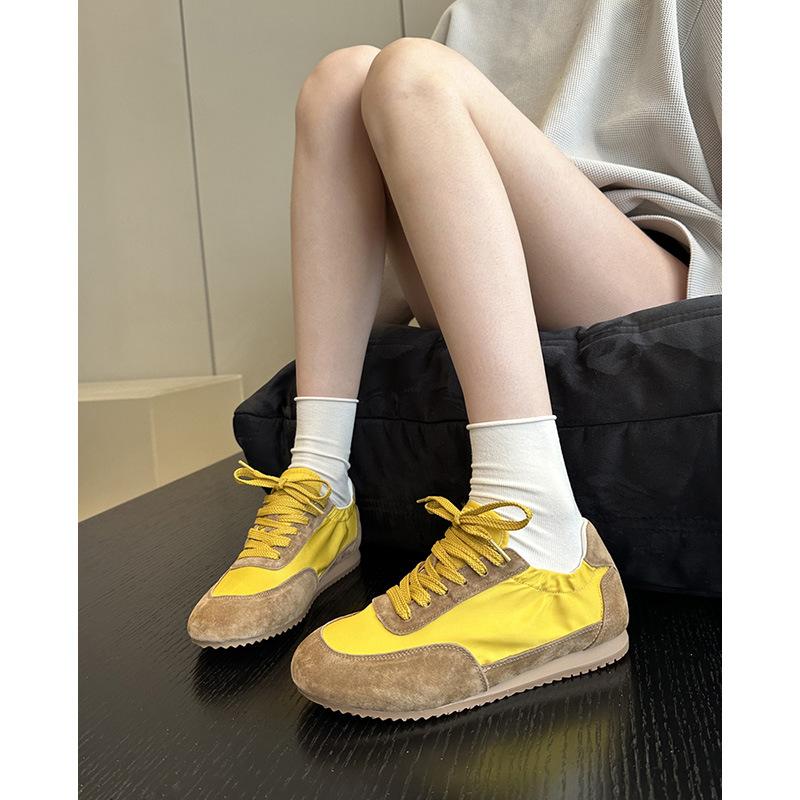 

Версия из коровьей кожи~ нишевый бутик новая кожаная цветовая гамма ретро женские ножки маленькие повседневные туфли 40