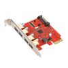USB3.0 Expansion Card 4 Port Adapter Card with SATA Power Port for NEC Master Control D720201