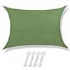 Telo Ombreggiante UV da Esterno Vela Parasole per Giardino Piscina Tenda Ombreggiante per Patio Quadrato