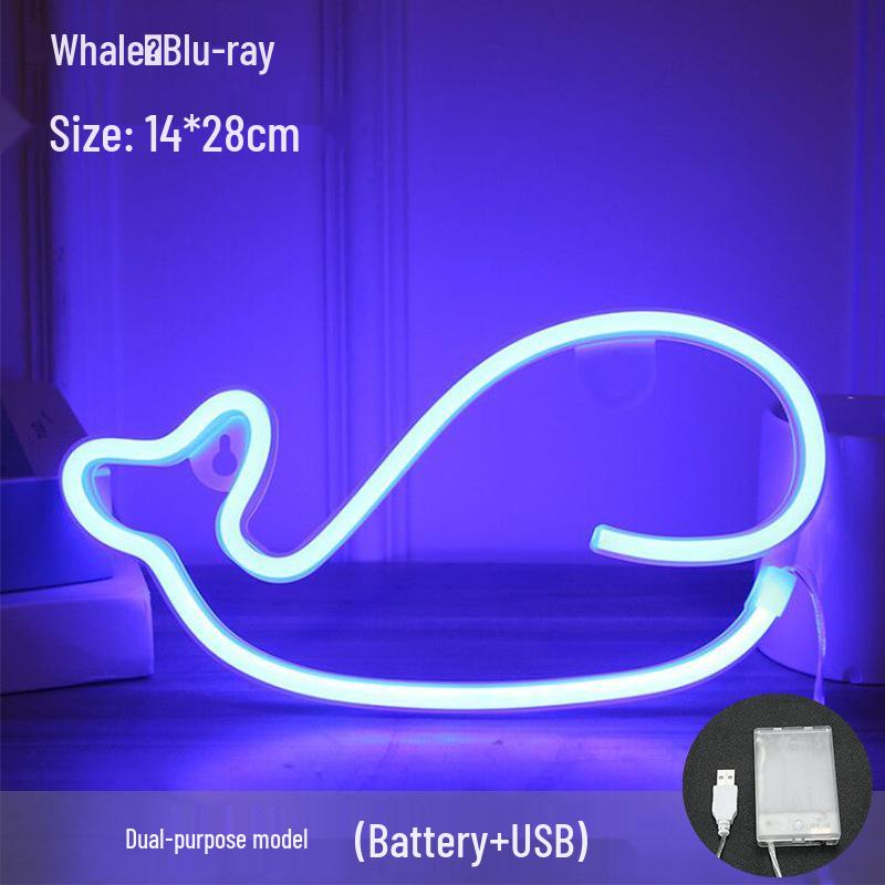 Trendy LED Neon Night Light Sign for Wall Décor