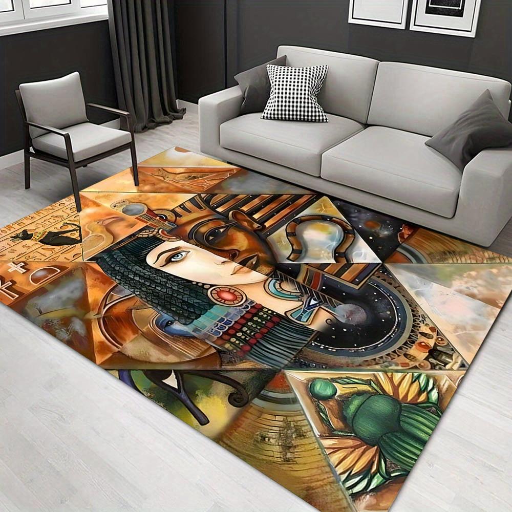 

1pc 23164632450 Pattern Carpet, Area Rug For Living Room Bedroom Room Bed Chair Laundry Entryway Corridor Yard Non-slip Outdoor Camping Rug 60cm by 90cm