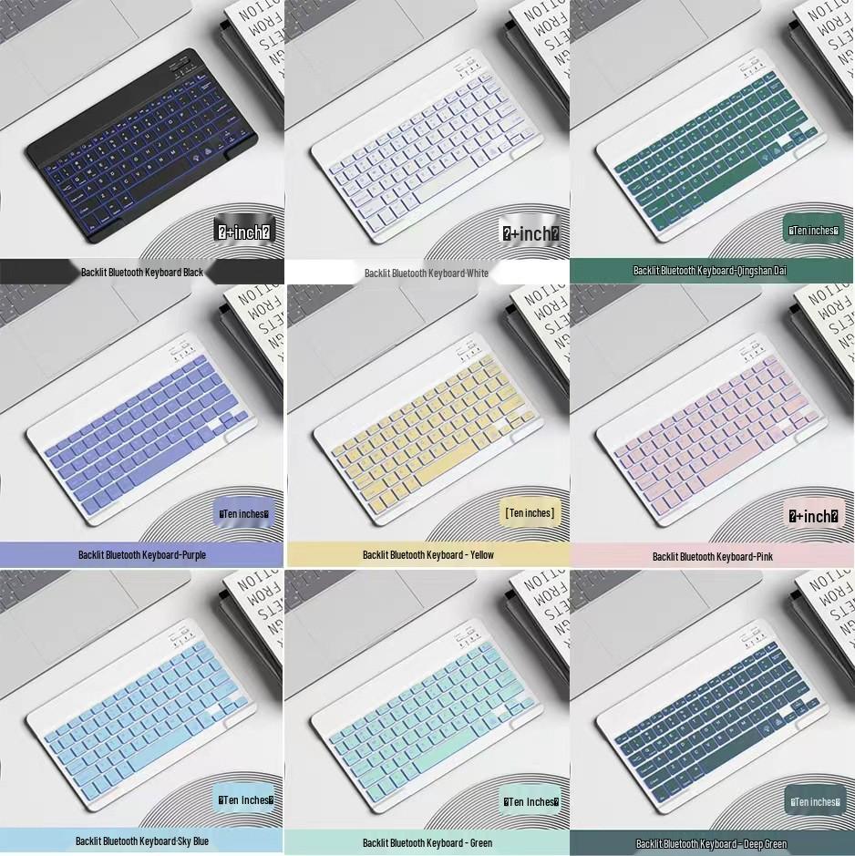 Universal Wireless Bluetooth Keyboard and Mouse for Mobile Phones, Tablets, Huawei, iPad, Xiaomi