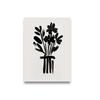 1pc Frameless Abstract Woman Reading and Drinking Coffee Canvas Printing Green Striped Woman Modern Living Room Home Decoration