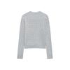 Teenie Weenie Women's Cable Knit Round Neck Sweater