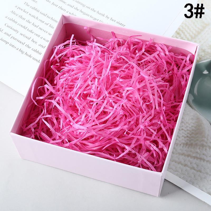 Crinkled Shredded Straw Paper Filler for Gift Box Packaging