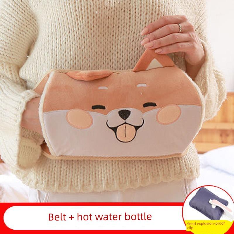 Water-Filled Explosion-Proof Electric Hot Water Bottle, Electric Heating Belt, Rechargeable Waist Warmer, Female Waist Warmer, Belly Warmer, Hand