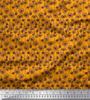 Soimoi Japan Crepe Satin Fabric Artistic Floral Decor Fabric Printed Metre 42 Inch