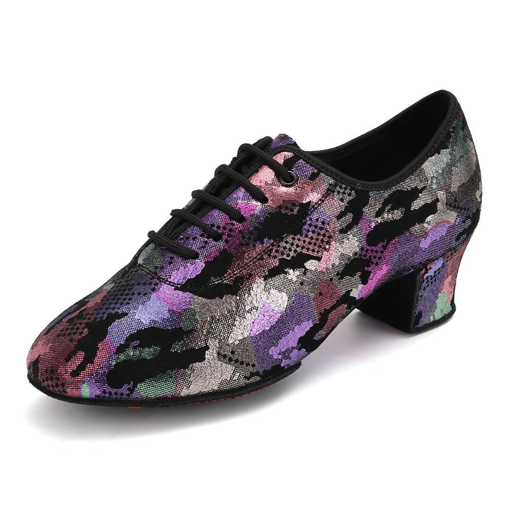 

Модные женские туфли для взрослых латиноамериканских танцев Обувь для учителей Обувь на среднем каблуке Джазовая обувь для танцев Современные бальные танцы 35