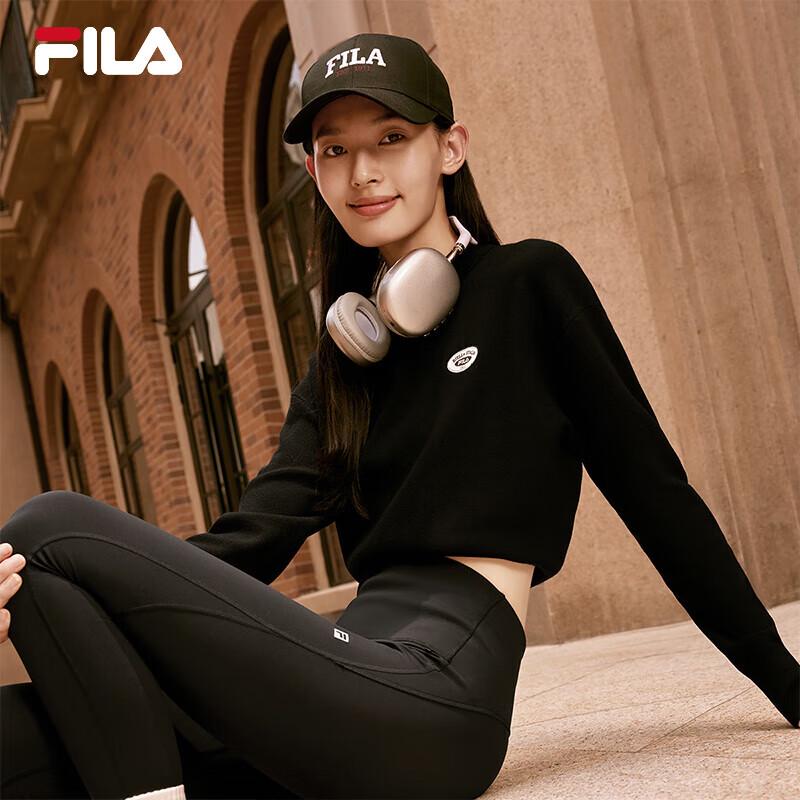 FILA Women's 2024 Winter Short Knitted Pullover Sweater