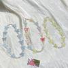 Y2K Candy Colors Cellphone Keychain Butterfly Beaded Butterfly Mobile Phone Chain  Pendant
