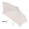 MUJI Lightweight Folding Umbrella for Sun and Unisex 50cm Rib Length Rain, Adult, DEA03A5A, Ivory,