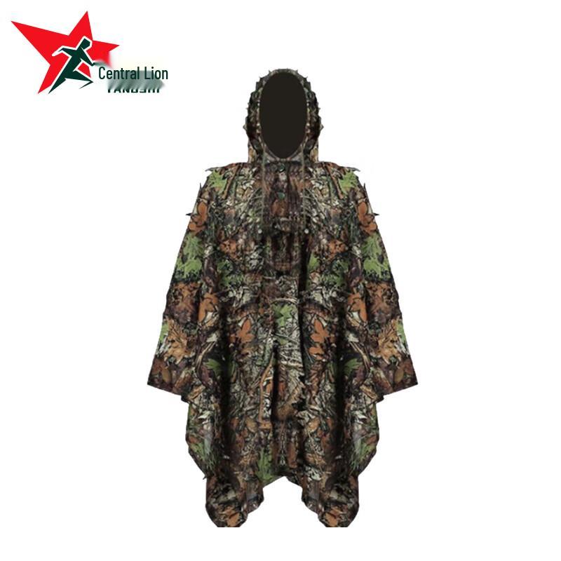 3D камуфляжный костюм-гилли Lion Outdoor с рисунком листьев