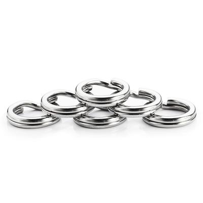 Atibin Stainless Steel Split Swivel Fishing Bluefish Lure Assist Jigging Swivel Snap Mountain Stream 100 Pieces Rings, Fishing, Rings, Fishing, #12,