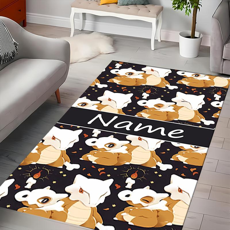 Custom Personalization Pokémon Area Rug - Perfect For Kitchen, Bathroom,Laundry Room Decor Large Size Available,Gift All Seasons