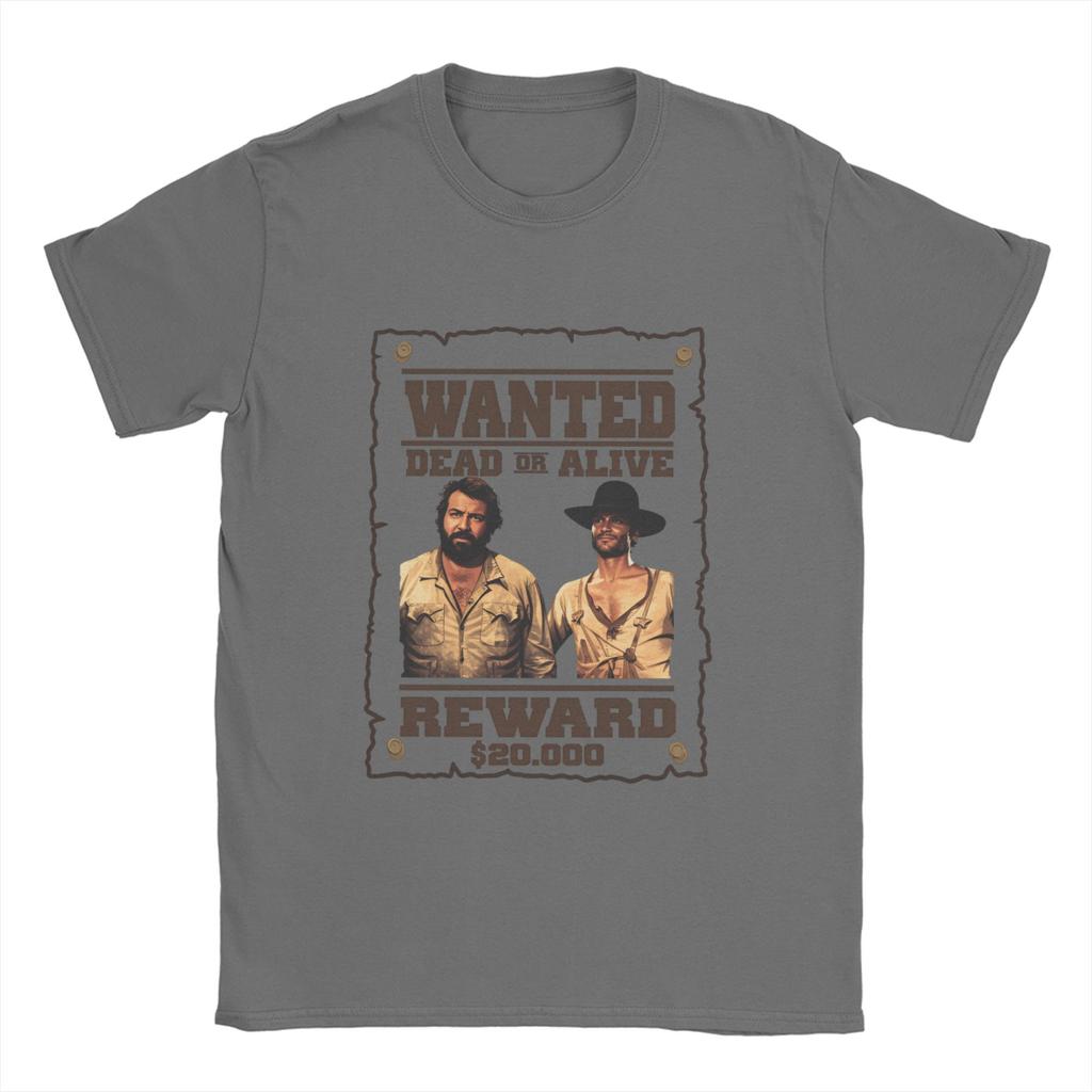 Unisex Humor Bud Spencer And Terence Hill T Shirts Cotton Clothes Novelty Short Sleeve Round Collar Tees Birthday Gift TShirt