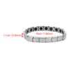 Simple   Unisex   Steel Bracelet Wristband Jewelry Bangle for Health Energy (Gold)