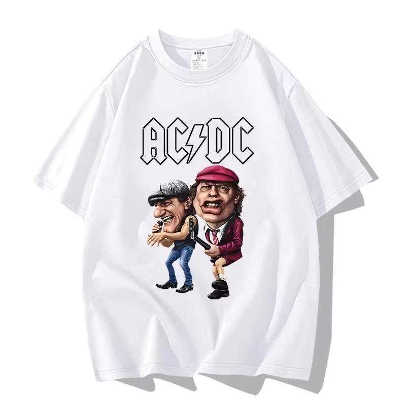 2025 American Street Punk Rock Band Hip Hop Short Sleeve Top T-Shirt Aesthetic Apparel Printed Streetwear Top T-Shirt