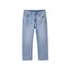 New Spring and Summer Loose American High Street Trousers Straight Wide-leg Jeans