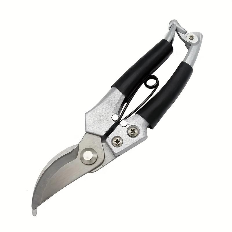 Multi-functional Stainless Steel Pruning Shears, Classic Garden Scissors for Ambidextrous Use - DZT Brand, Pruning Shears