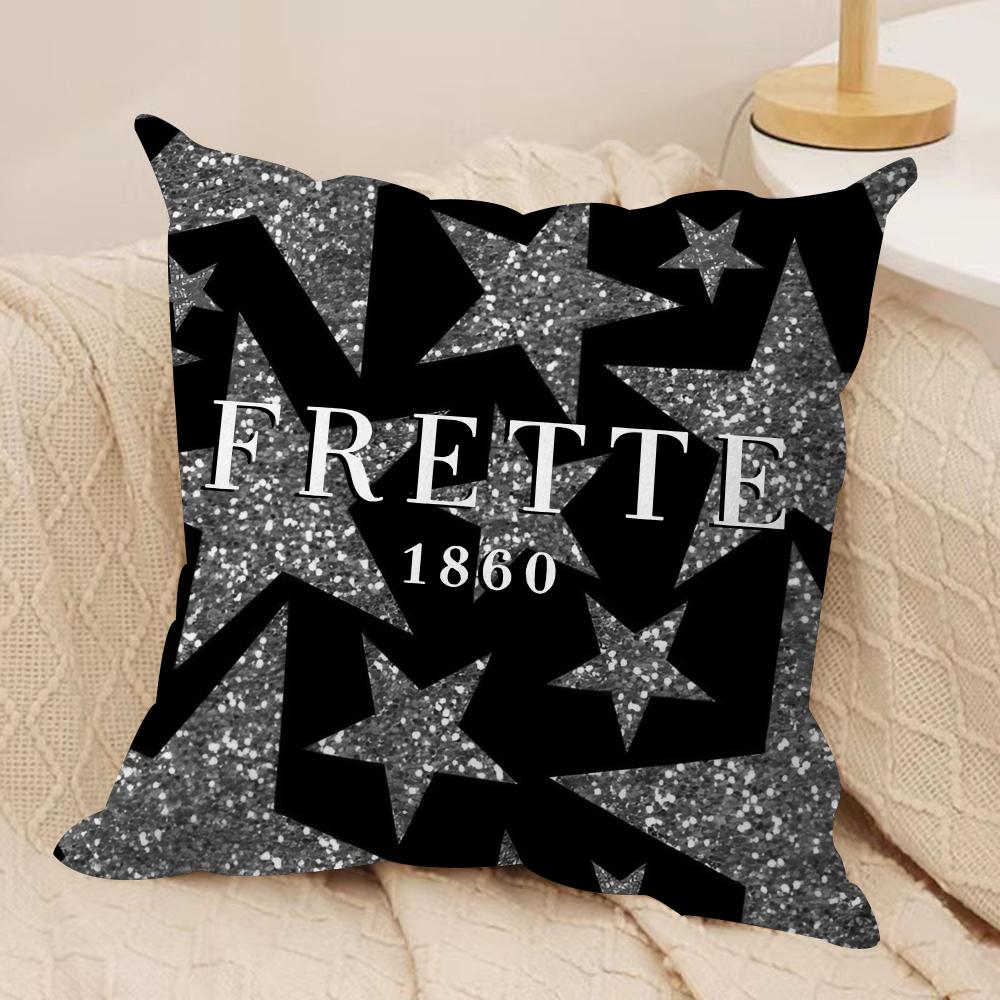 Luxury FFREITAGS Cushion Cover Soft Plush Fabric DoubleSided Printed Sofa Cushion Cover for All Seasons Home Decor Gift