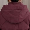 Fashion Winter Jackets Woman Parkas Hooded Thick Warm Casual Middle Age Women's Short Coats