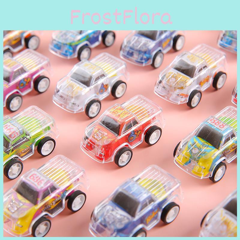 Simulation Mini Inertial Transparent Double Layer Graffiti Car Children Toy For Kids Development And Parentchild Play