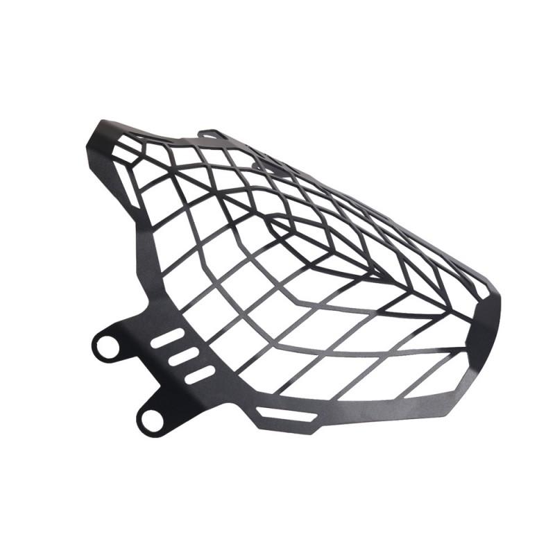 Black Headlight Guard Cover Suzuki V-Strom DL650 Motorcycle Front Lamp Protector